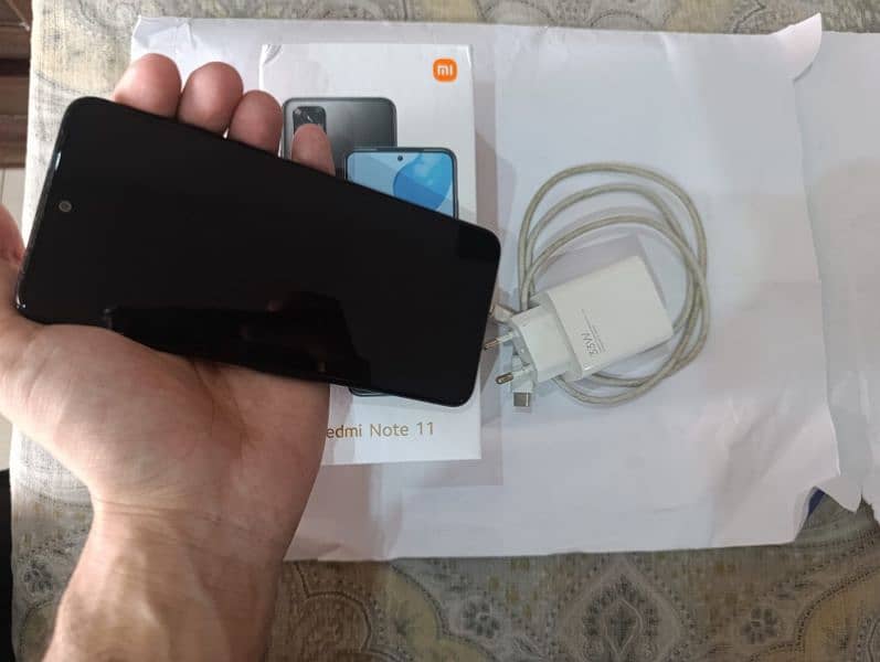 xiaomi redmi note 11 grey color used 6+2/ 128 GB with box & charger 5