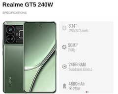 Realme GT5 240 Watt