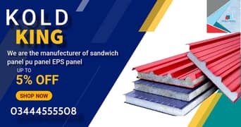 Pu sandwich Panel, Eps Sandwich Panel, Cold Store, Insulated Panel