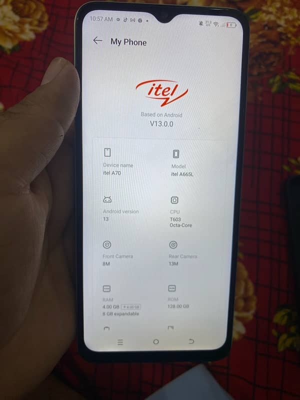 Itel A70 0