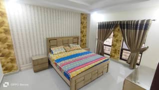 Par day short time one bed appatment for rent bahira town phase 6 any time available 0