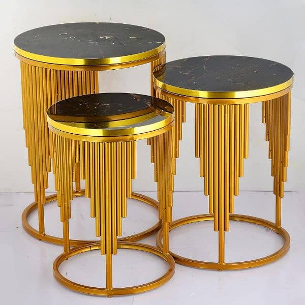 Nesting tables, set of 3. 2