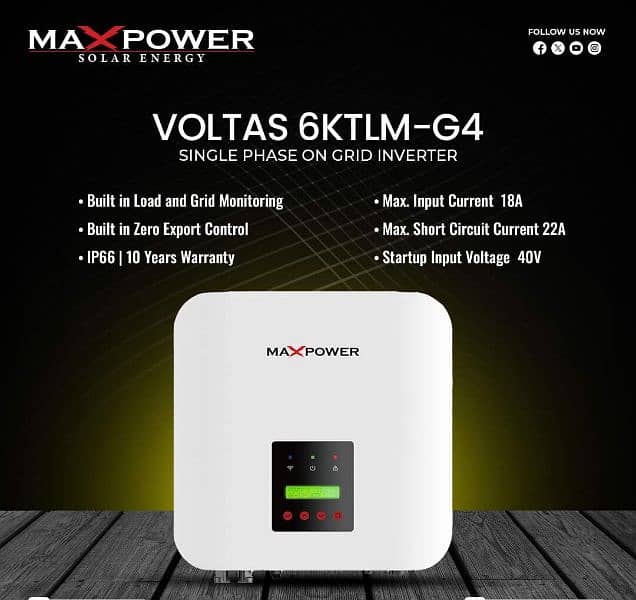 Maxpower Inverters, Hybrid and On Grid 8