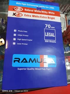 Ramusa paper Off white 70 gms Legal rim