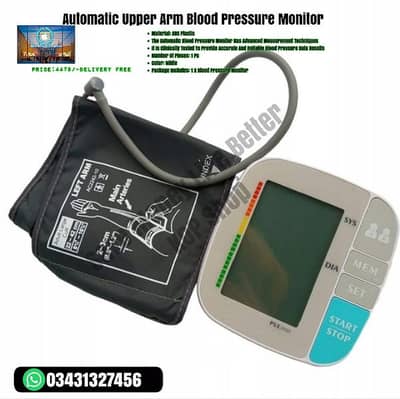Automatic Upper Arm Blood Pressure Monitor