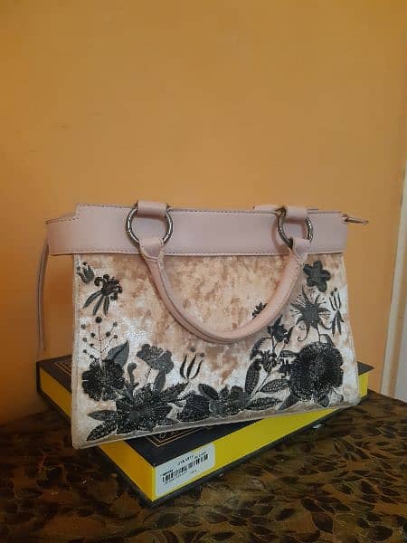 Imported embroidered Valvet bag 0