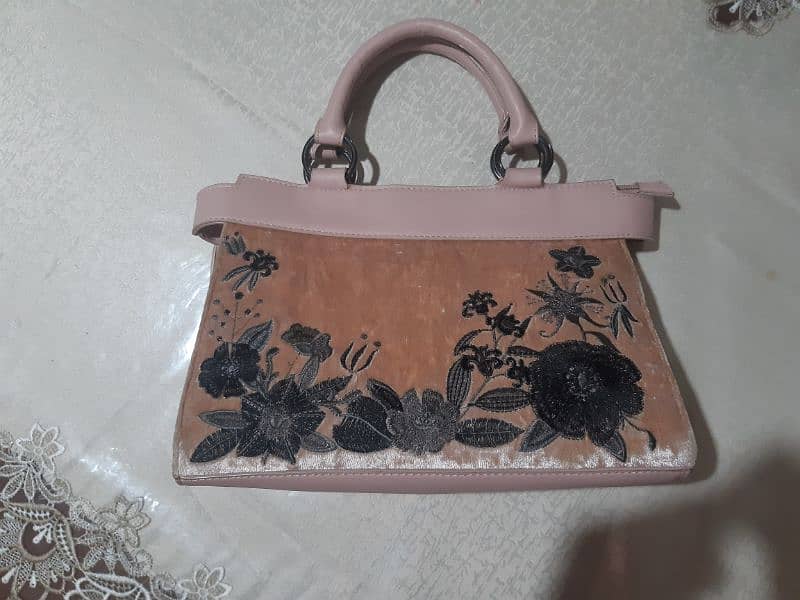 Imported embroidered Valvet bag 5