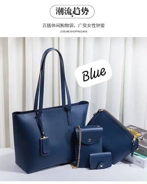 High quality 4 piece large size tote bag 4