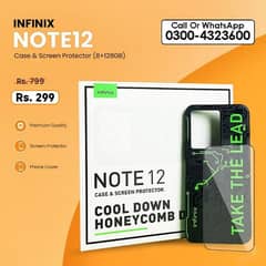 Infinix Note 12 Back Cover And Protector (Box Packed) Available