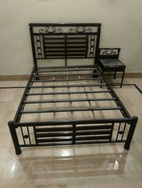 single iron Bed 4