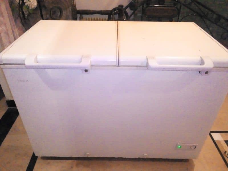 deep freezer inveater haier 1