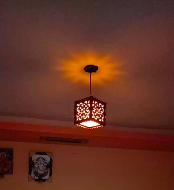 Wooden Ceiling Lamp 4