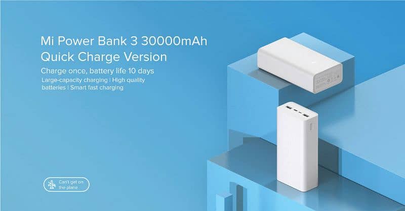 Xiaomi Power bank 30000mAh 18W Fast Charge External Battery 4