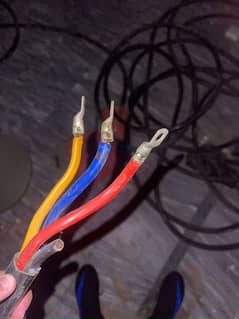 4 core 16 Black cable  copper cable