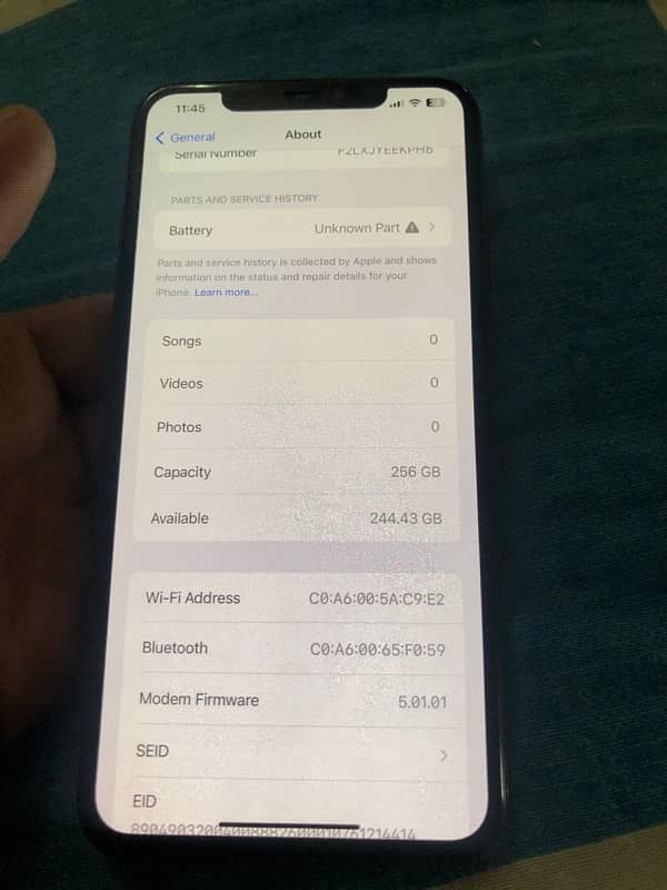 Apple IPhone XS MAX 256 Gb PTA Approved 6