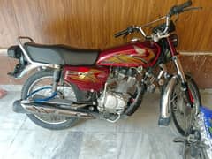 Honda 125 (with Golden Number)