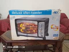 anex oven toaster. roast. pizza. barbeque. toast. broil