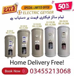 Electric water heater geyser / electric plus gas geyser