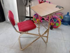 study foldable yable and chair for kids