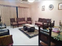 three bed dd 1st floor portion for rent in johar