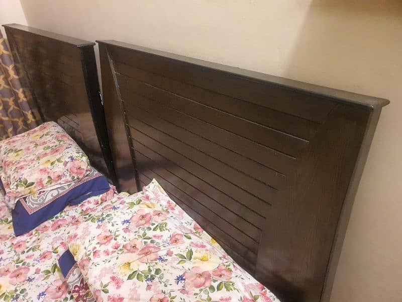 2 Single Bed Set slightly used for sale 4