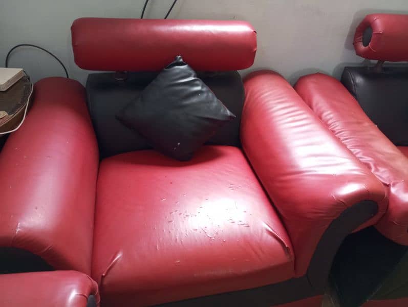 7 Seater sofa set with Cover and Center Table 16