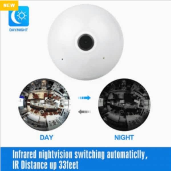 Bulb Camera For Home Security Hidden. 3