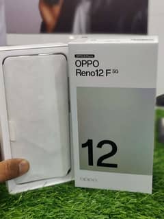 oppo reno12F 5G only box open 10/10 unused