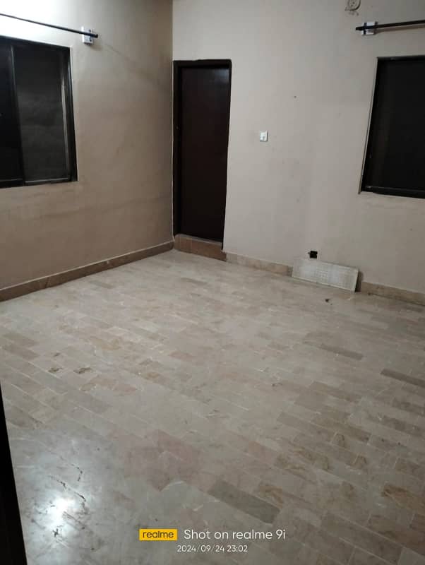 two bed loung portion for rent in johar 2