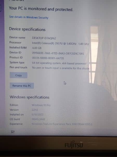 Fujitu Laptop in Excellent condition 9