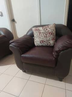 3 seater sofa + 2x single seater sofa complete set