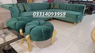 L shape sofa , Designer Molty foam sofa set