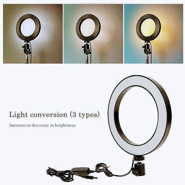 26cm ring light Tripord stand 1