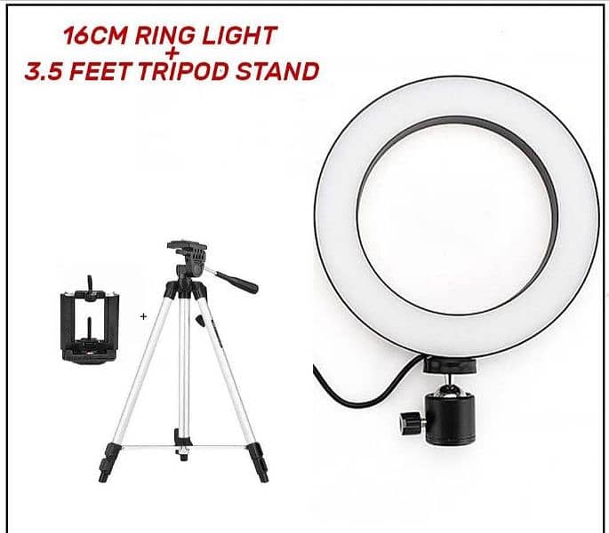 26cm ring light Tripord stand 2