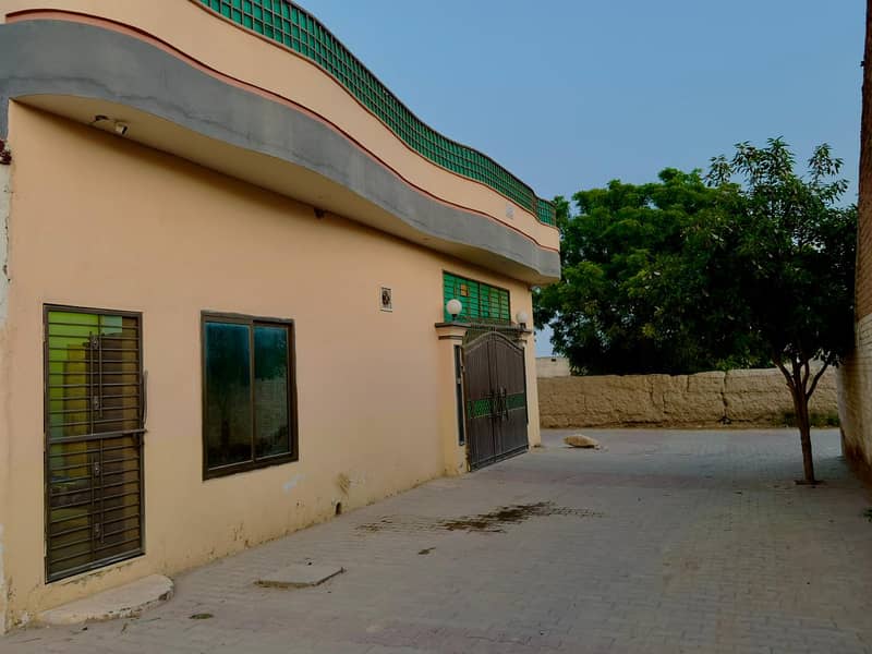 8.5 Marla Double Story Corner House for Sale 1KM from Karachi Morr, Ba 1