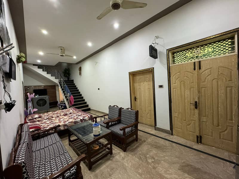 8.5 Marla Double Story Corner House for Sale 1KM from Karachi Morr, Ba 8