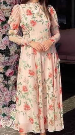 frock/ maxi / modest / dress / floral / western