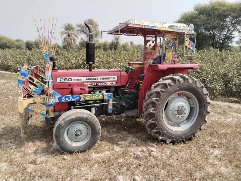 tractor MF 260 model 2022 number laga hua 1