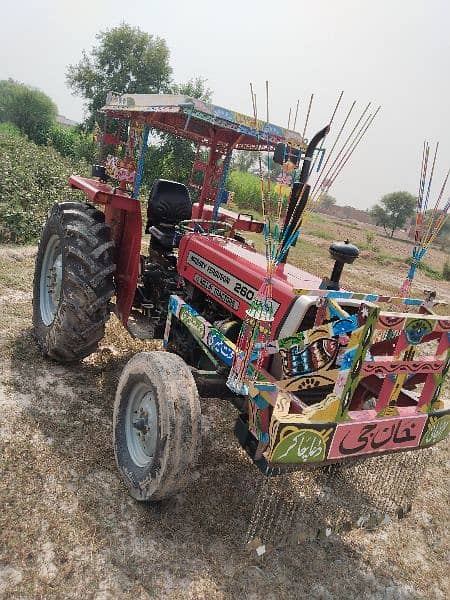 tractor MF 260 model 2022 number laga hua 2