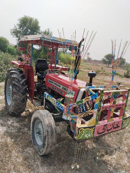 tractor MF 260 model 2022 number laga hua 3