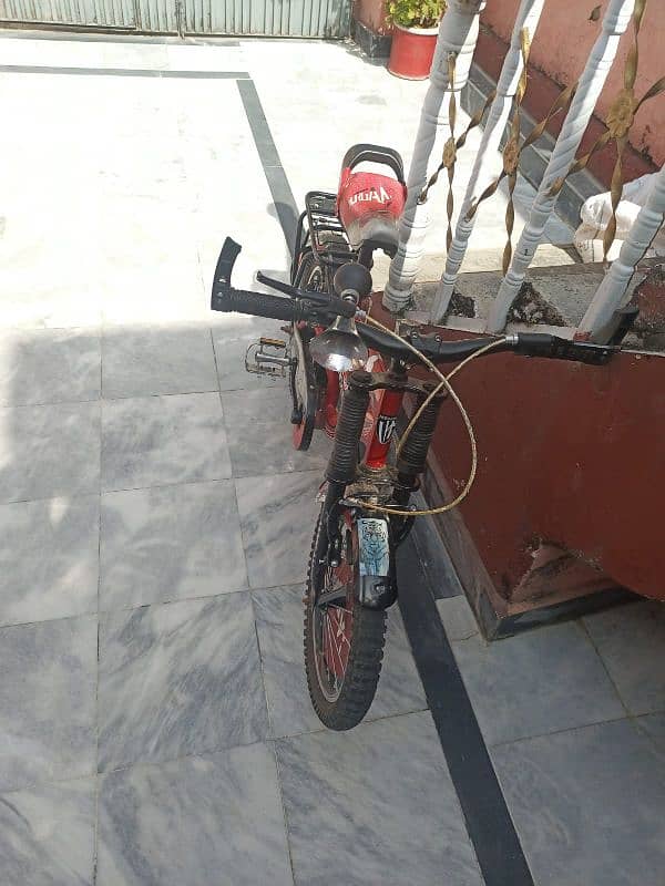 bicycle sale used four months and good condition 0