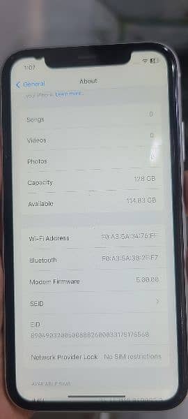 I phon 11 pta proved duel sim 128gb 5