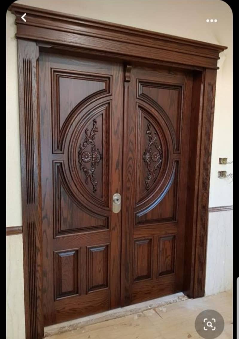 Solid wood Doors/لکڑی کے دروازے All type Of Doors, LifeTime Warranty 19