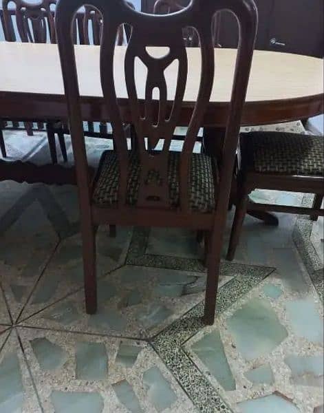 dinning table with 8 chairs 2