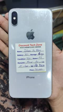 iPhone XS MAX PTA (64GB) with box