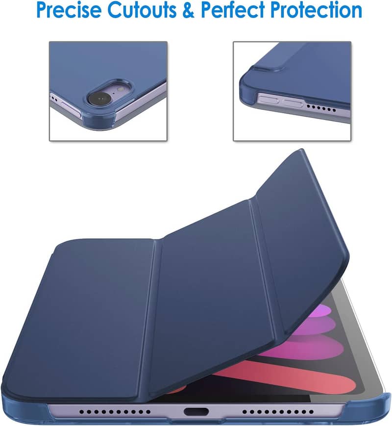 KHOMO Horizontal and Vertical Display Stand Capable Cover for iPad Pro 8