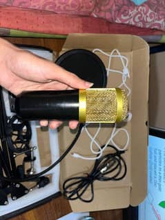 Bm800 Condenser microphone With V8 Sound Card