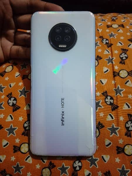 infinix note 7 with box 6 GB ram 128 GB memory 9