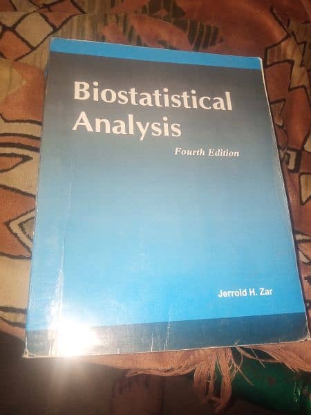 Matric,fsc,ba,bs, biostatistical analysis books for sale 4