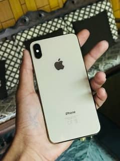 Iphone XSMax 64gb PTA approved Gold colour with box